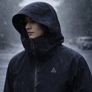 Black Nike ACG GORE-TEX Women's Storm-FIT ADV Rain Jacket Size Medium